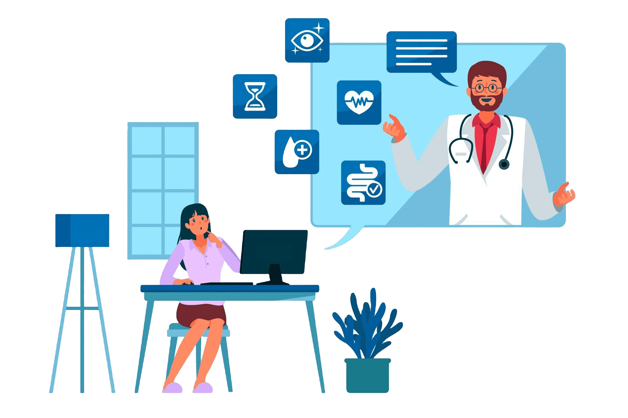 Healthcare Management System Interface